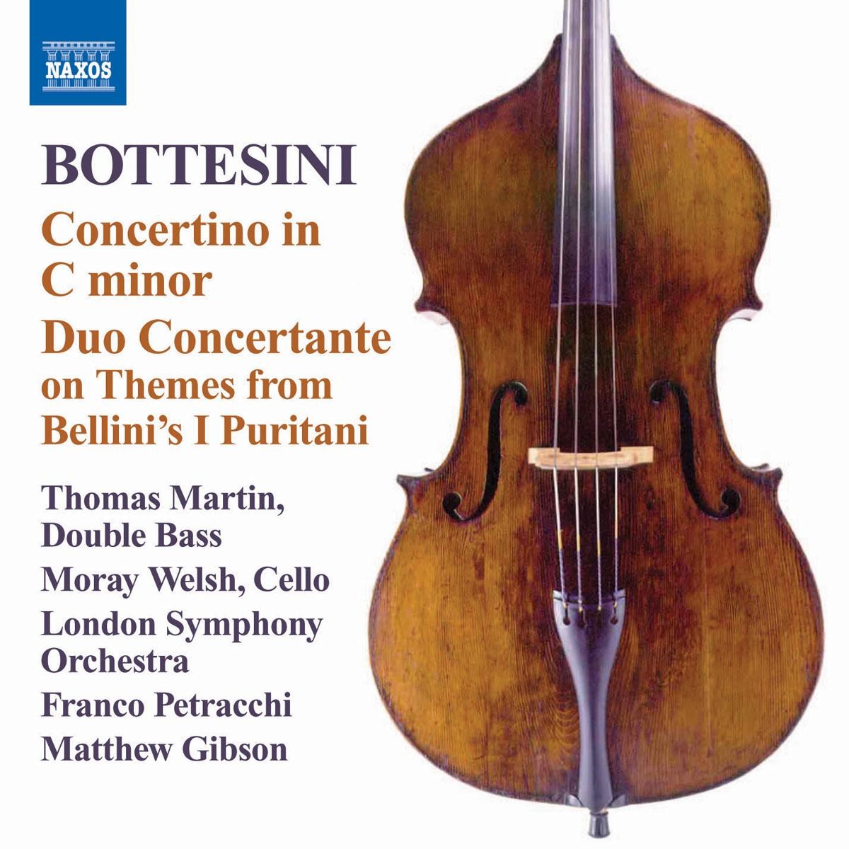 Afbeelding van Thomas Martin, Moray Welsh & London Symphony Orchestra - Bottesini: Concertino In C Minor