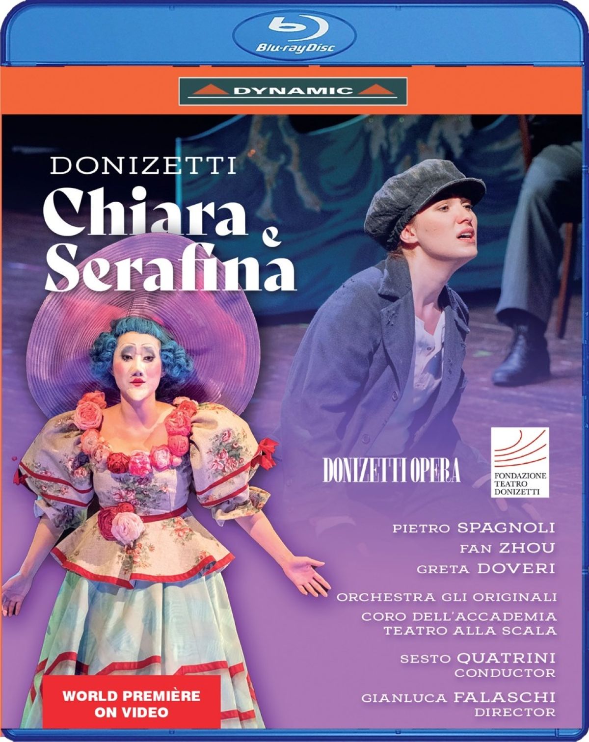 Afbeelding van Pietro Spagnoli, Sesto Quatrini, Matias Moncada - Donizetti: Chiara E Serafina