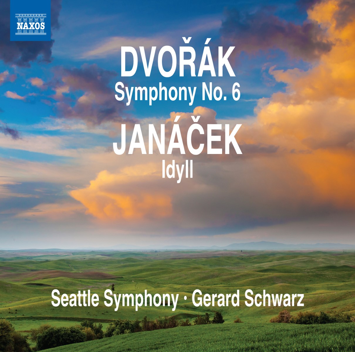 Afbeelding van Seattle Symphony, Gerard Schwarz - Dvořák; Symphony No. 6 / Janacek: Idyll