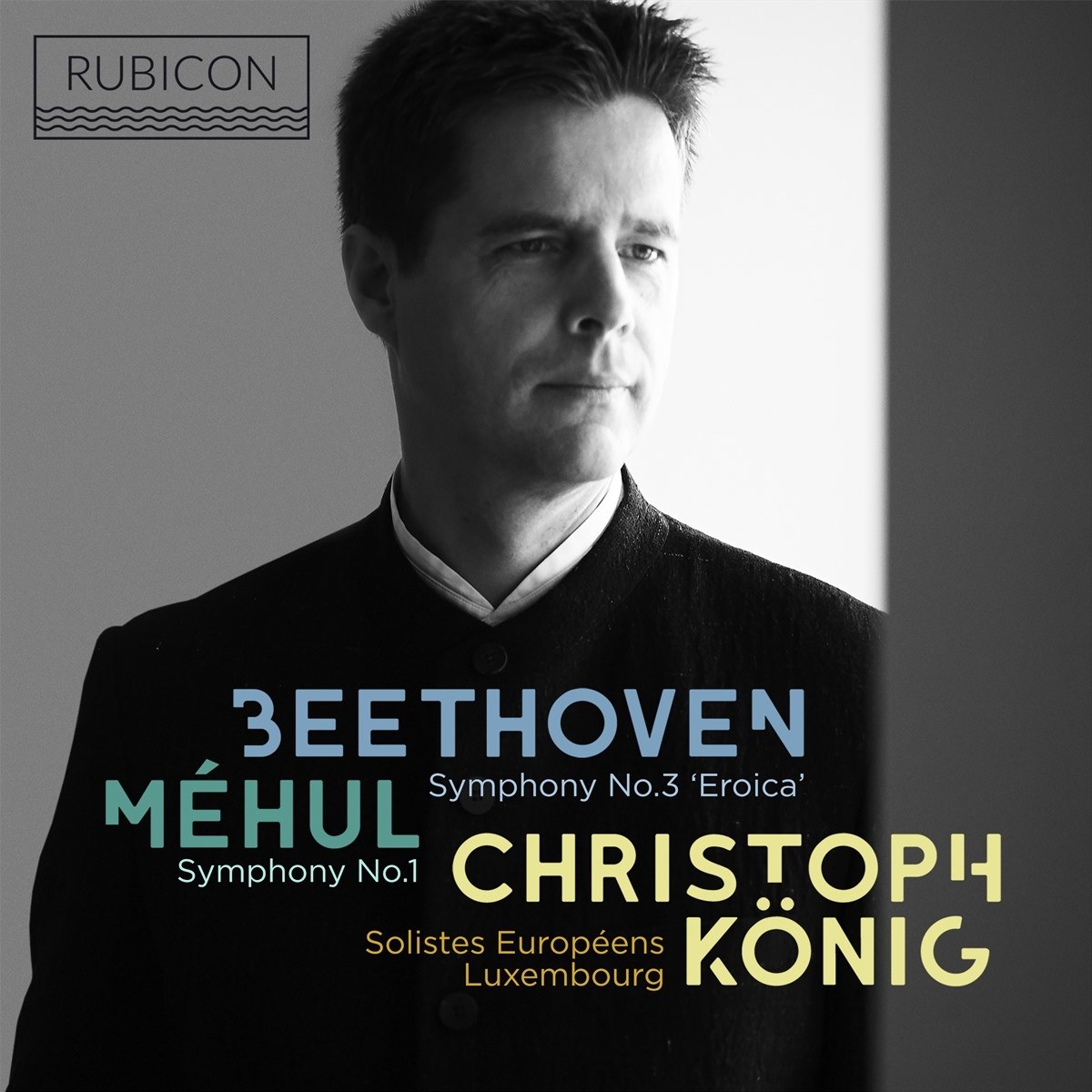 Afbeelding van Étienne-Nicolas Méhul, Christoph König, Solistes Européens Luxembourg - Beethoven: Symphony No. 3 | Symphony No. 1