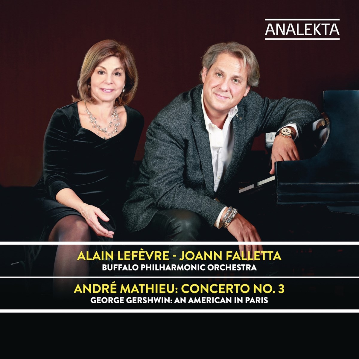 Afbeelding van Alain Lefèvre, JoAnn Falletta, Buffalo Philharmonic Orchestra - Matthieu: Concerto No.3 - An American In Paris