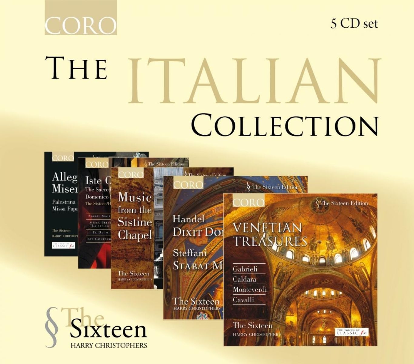 Afbeelding van The Sixteen, Harry Christophers - The Italian Collection
