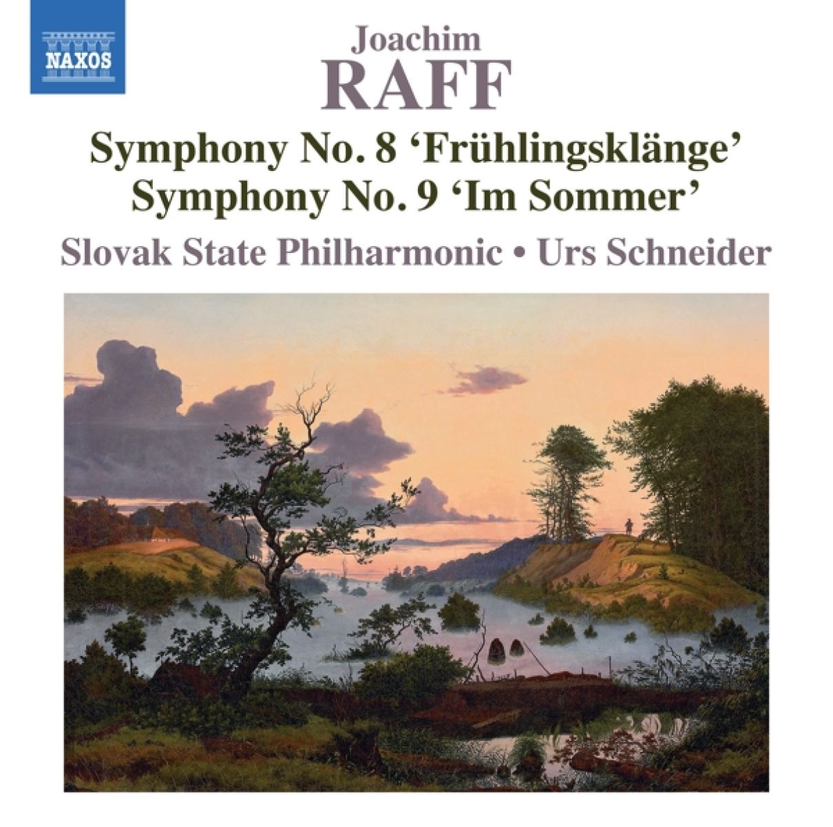 Afbeelding van Slovak State Philharmonic Orchestra, Urs Schneider - Raff: Symphony No. 8 'Fruhlingsklange' - Symphony No. 9