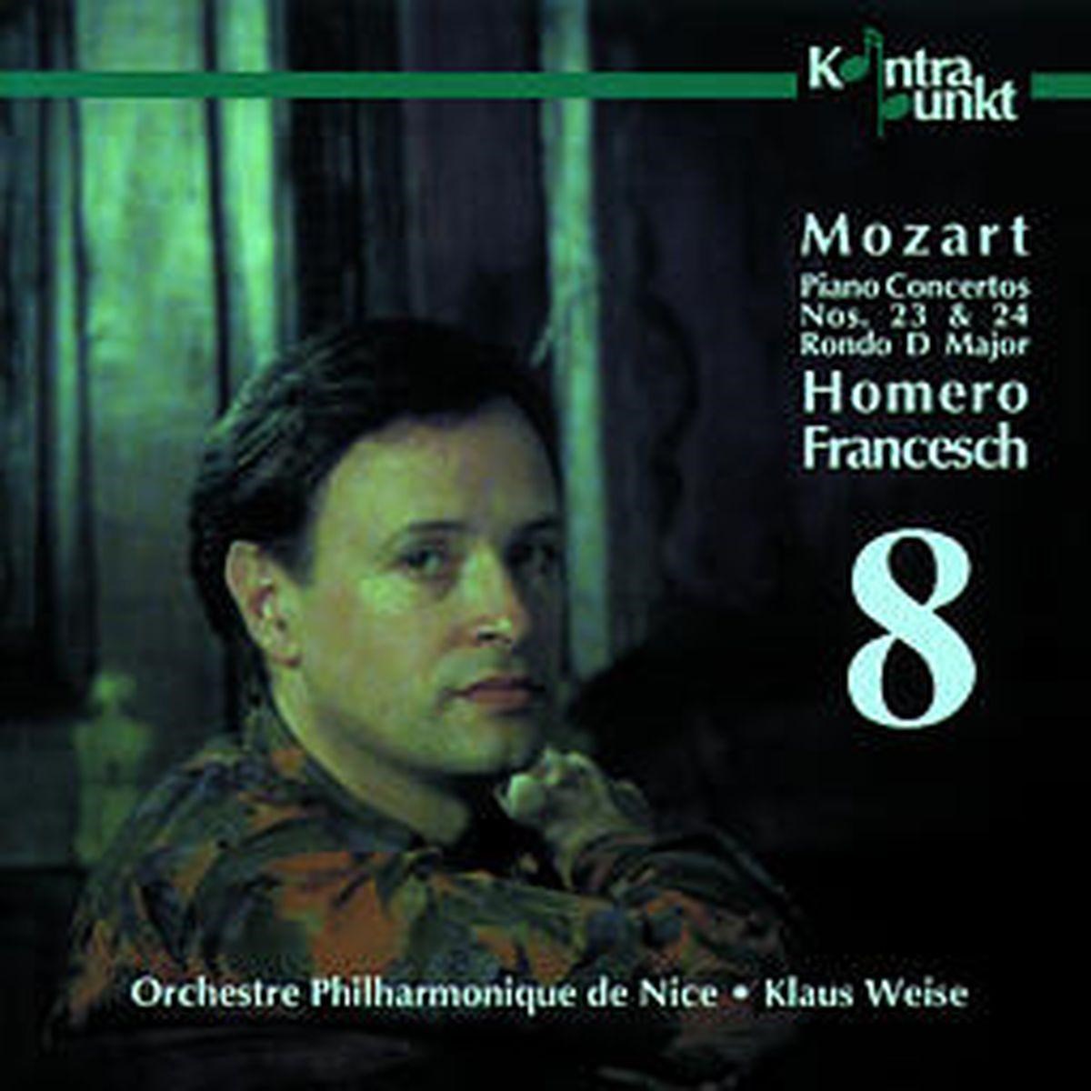 Afbeelding van Homero Francesch & Klaus Weise - Mozart: Piano Concertos No. 23 & 24