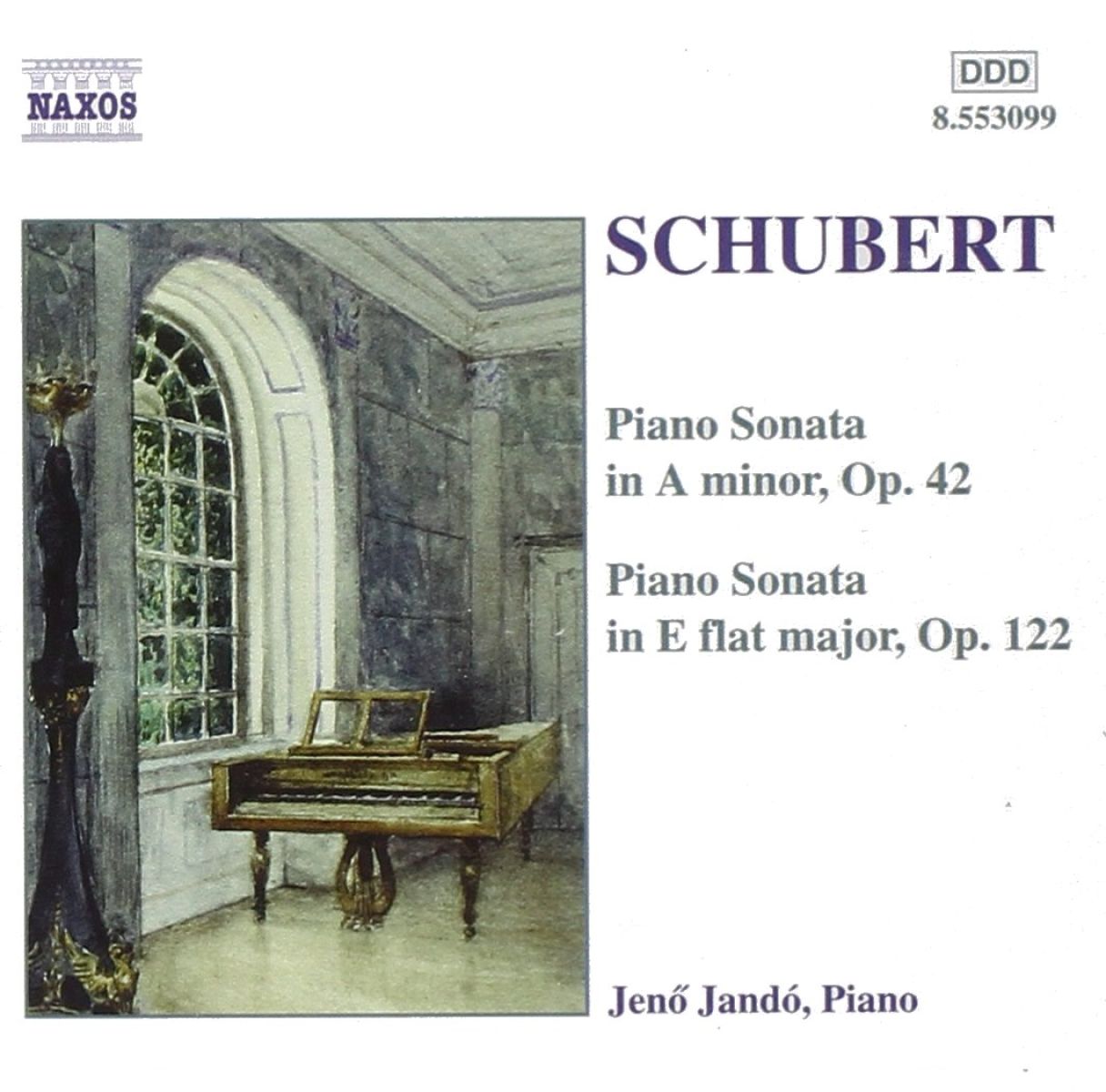 Afbeelding van Jeno Jandó - Schubert: Piano Sonatas D.845 & 568