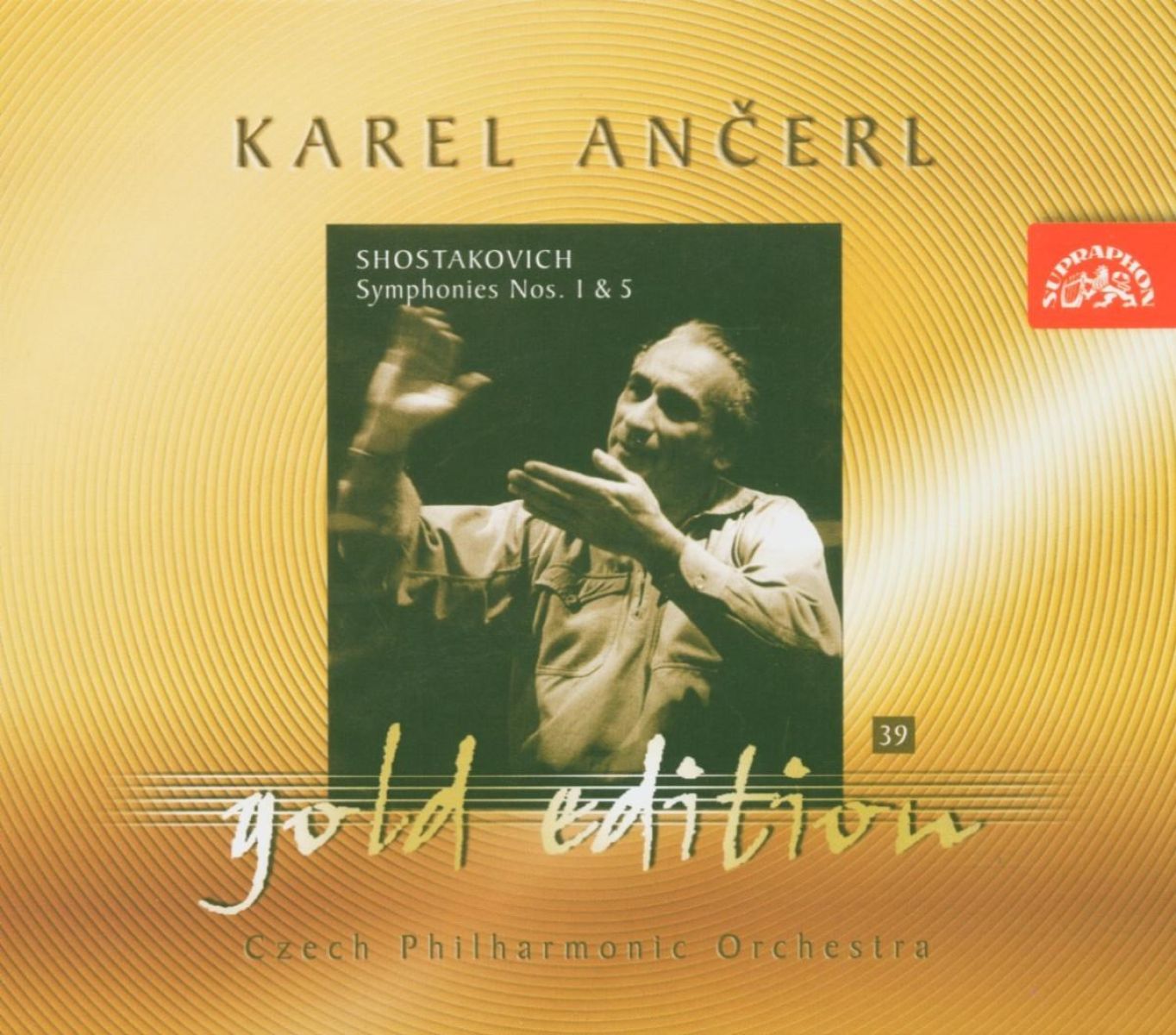 Afbeelding van Czech Philharmonic Orchestra, Karel Ancerl - Ancerl Gold Edition 39. Shostakovich: Symphonies Nos.1 & 5
