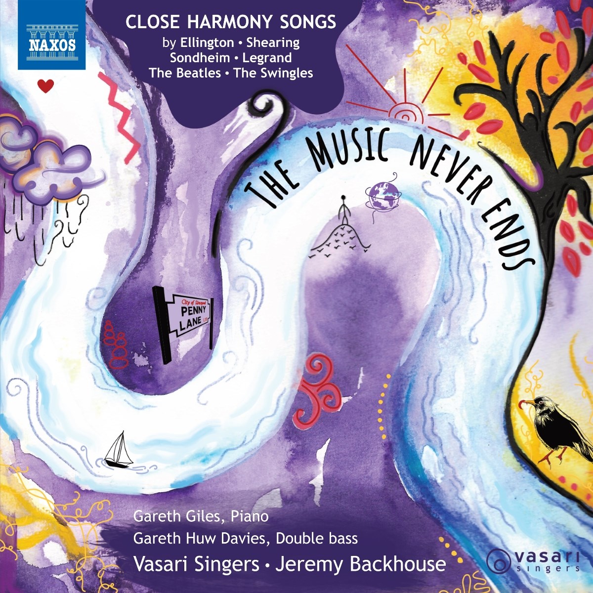 Afbeelding van Jocelyn Somerville, Jennifer Griffin, Daniel Burges, Matthew Wood, Gareth Huw Davies, Gareth Giles, Vasari Singers, Jeremy Backhouse - The Music Never Ends