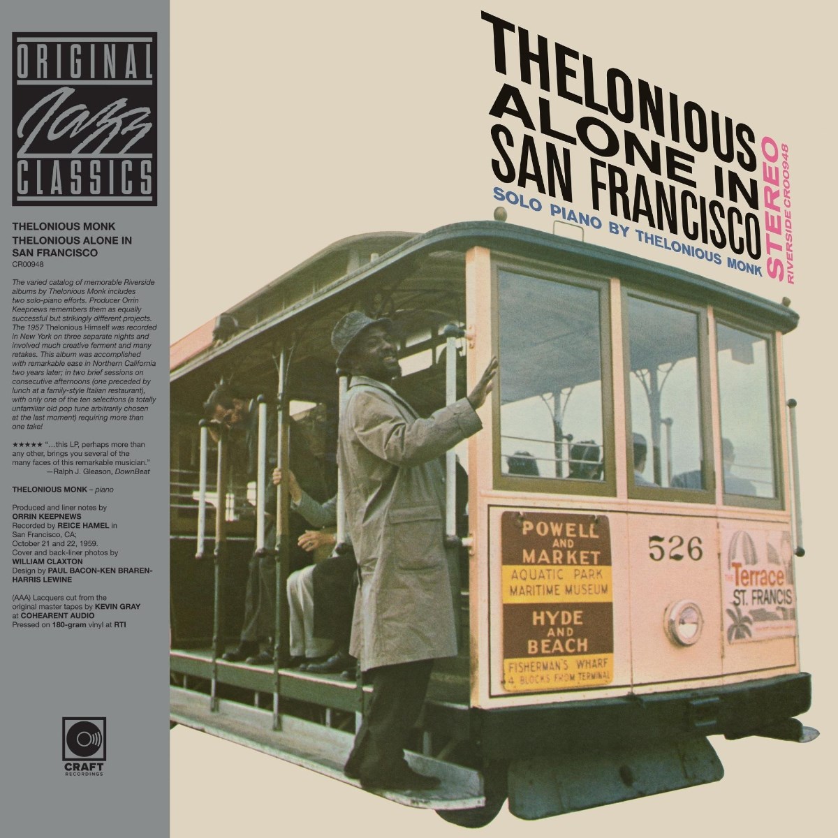 Thelonious Monk - Thelonious Alone In San Francisco