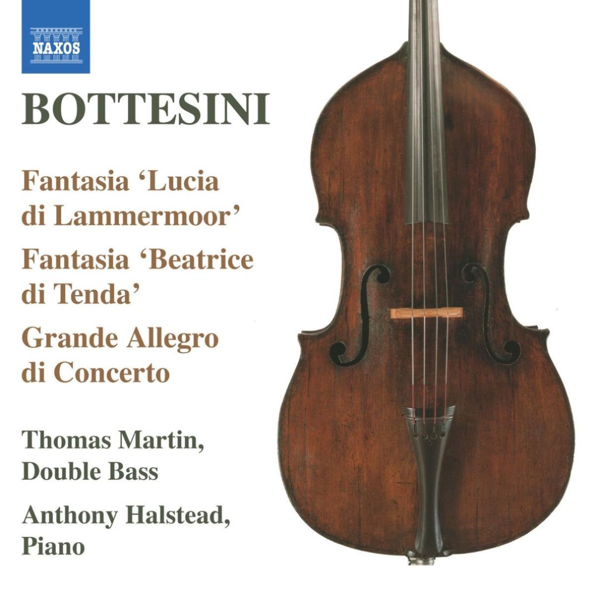 Thomas Martin, Anthony Halstead - Bottesini: Chamber & Vocal Works