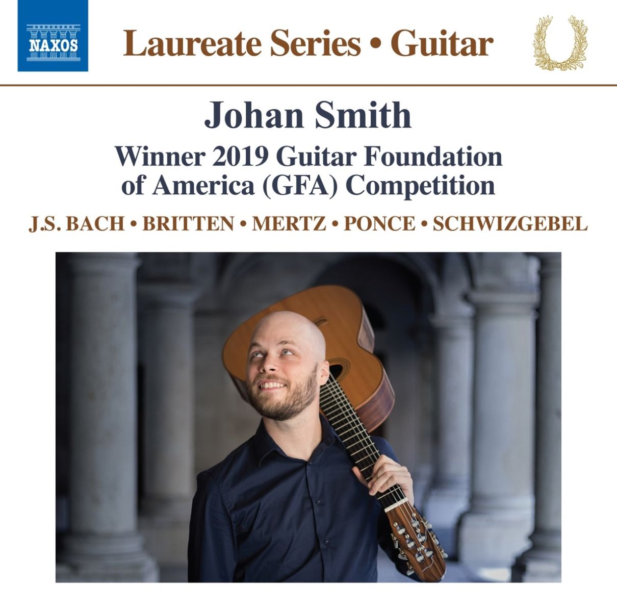 Afbeelding van Johan Smith - Winner 2019 Guitar Foundation Of America (GFA) Competition