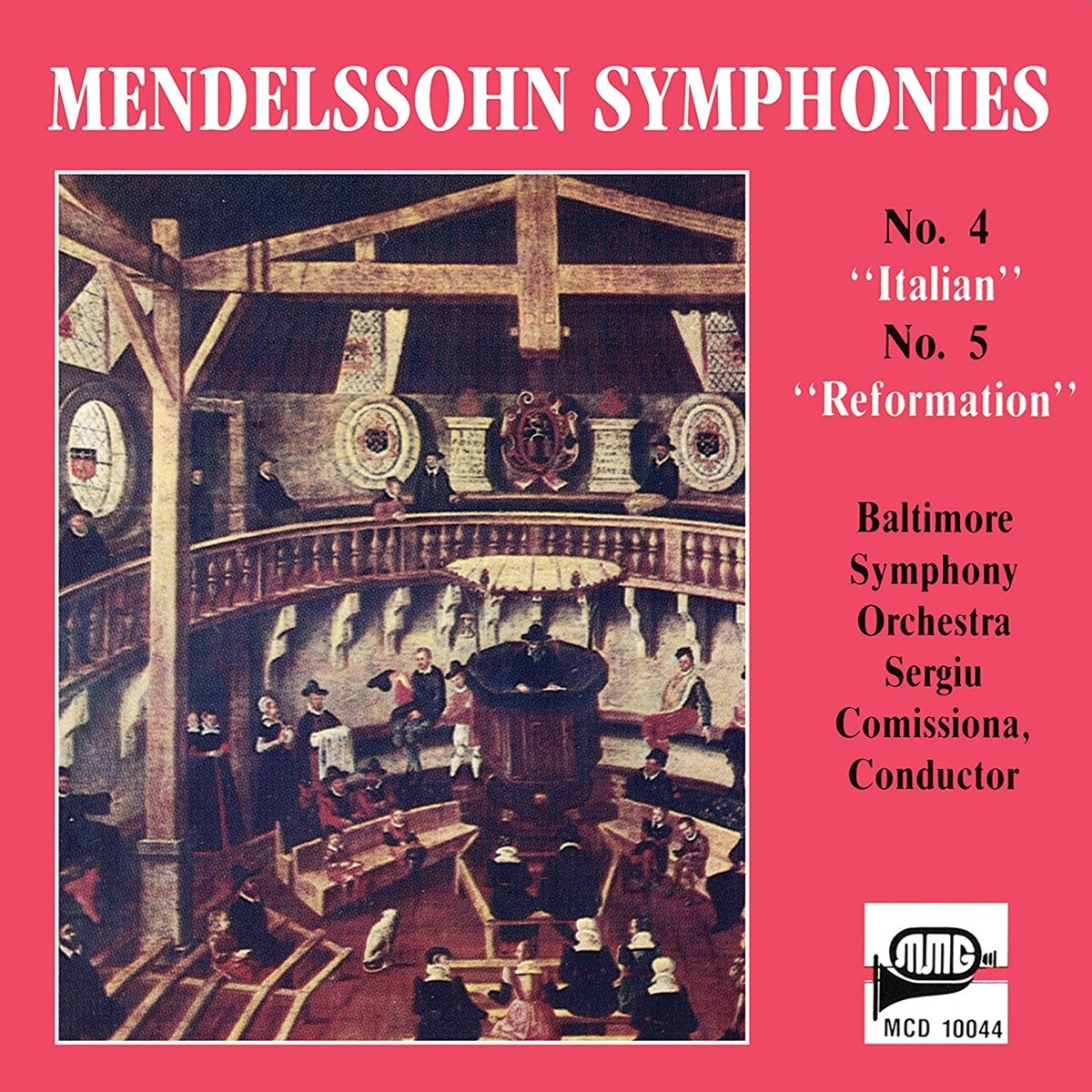 Afbeelding van Baltimore Symphony Orchestra & Sergiu Comissiona - Bartholdy: Symphonies No.4 "Italian" No.5 "Reformation"