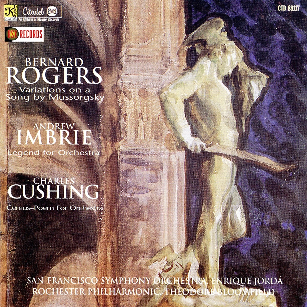 Afbeelding van San Francisco Symphony Orchestra, Rochester Philharmonic - Rogers: Variations On A Song | Imbrie: Legend For Orchestra