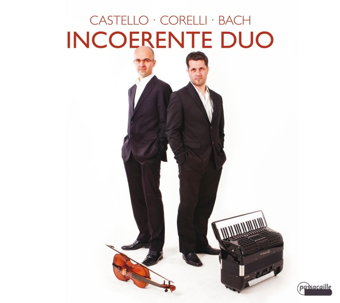 Afbeelding van Incoerente Duo - Castello, Corelli, Bach